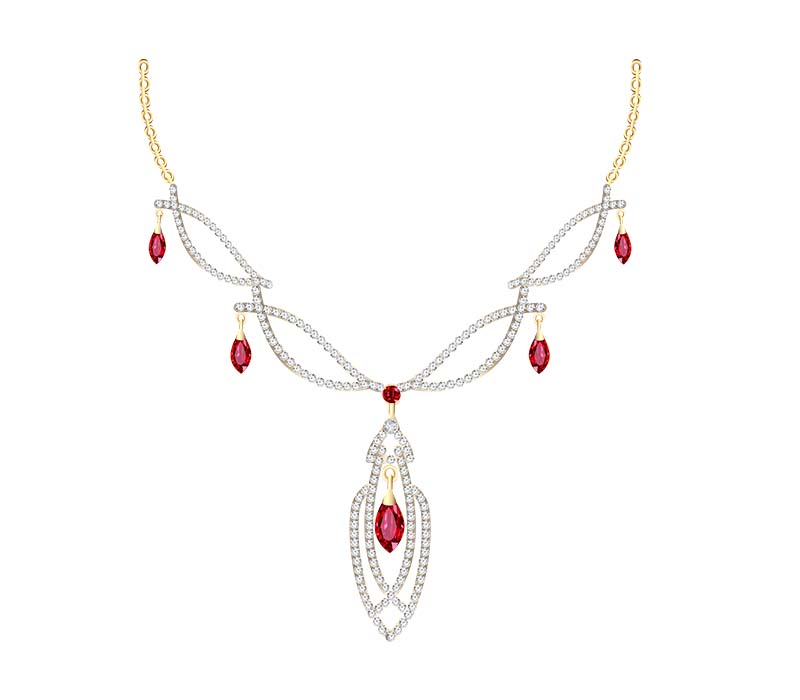 silver necklace